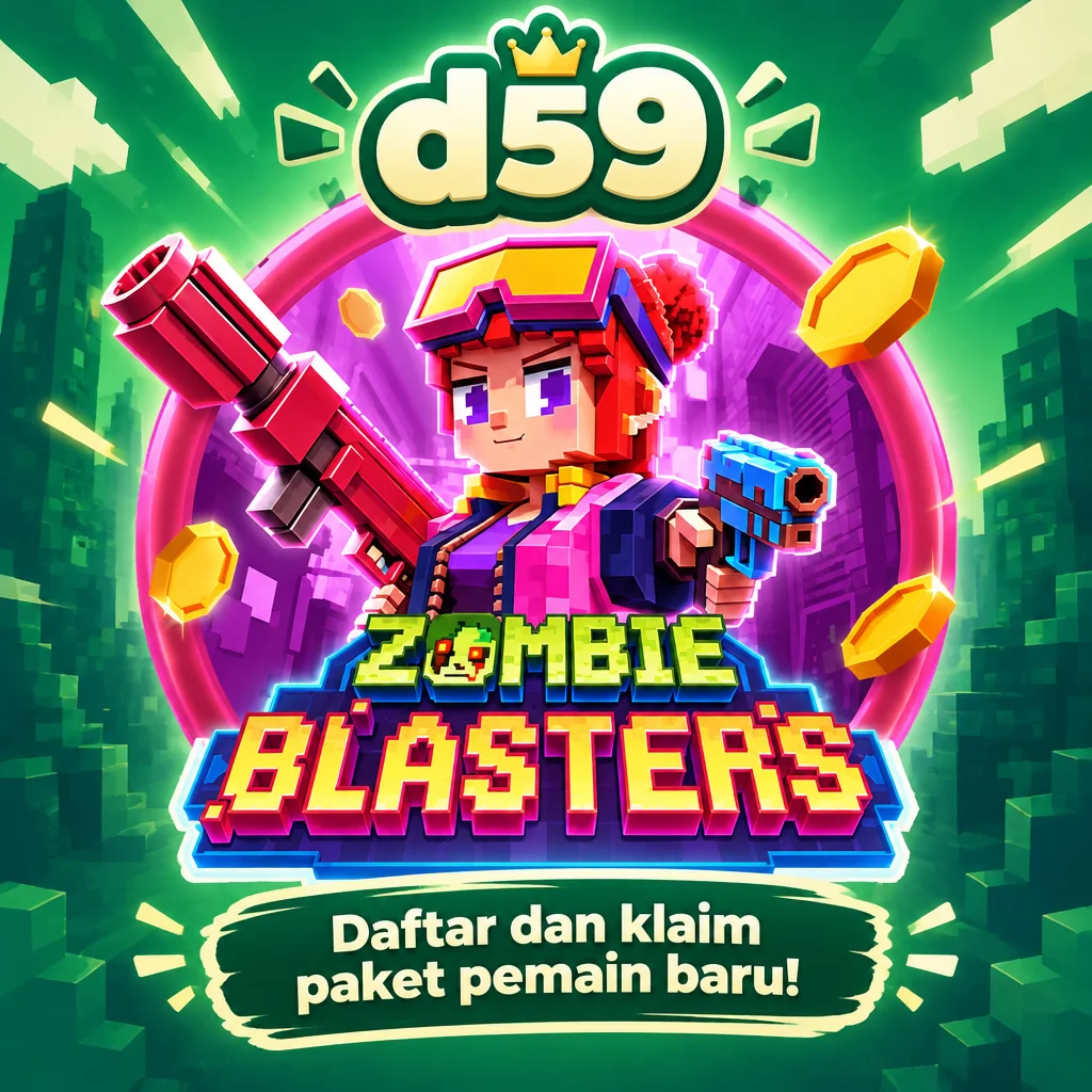 d59 · Zombie Blaster · Tampilan permainan